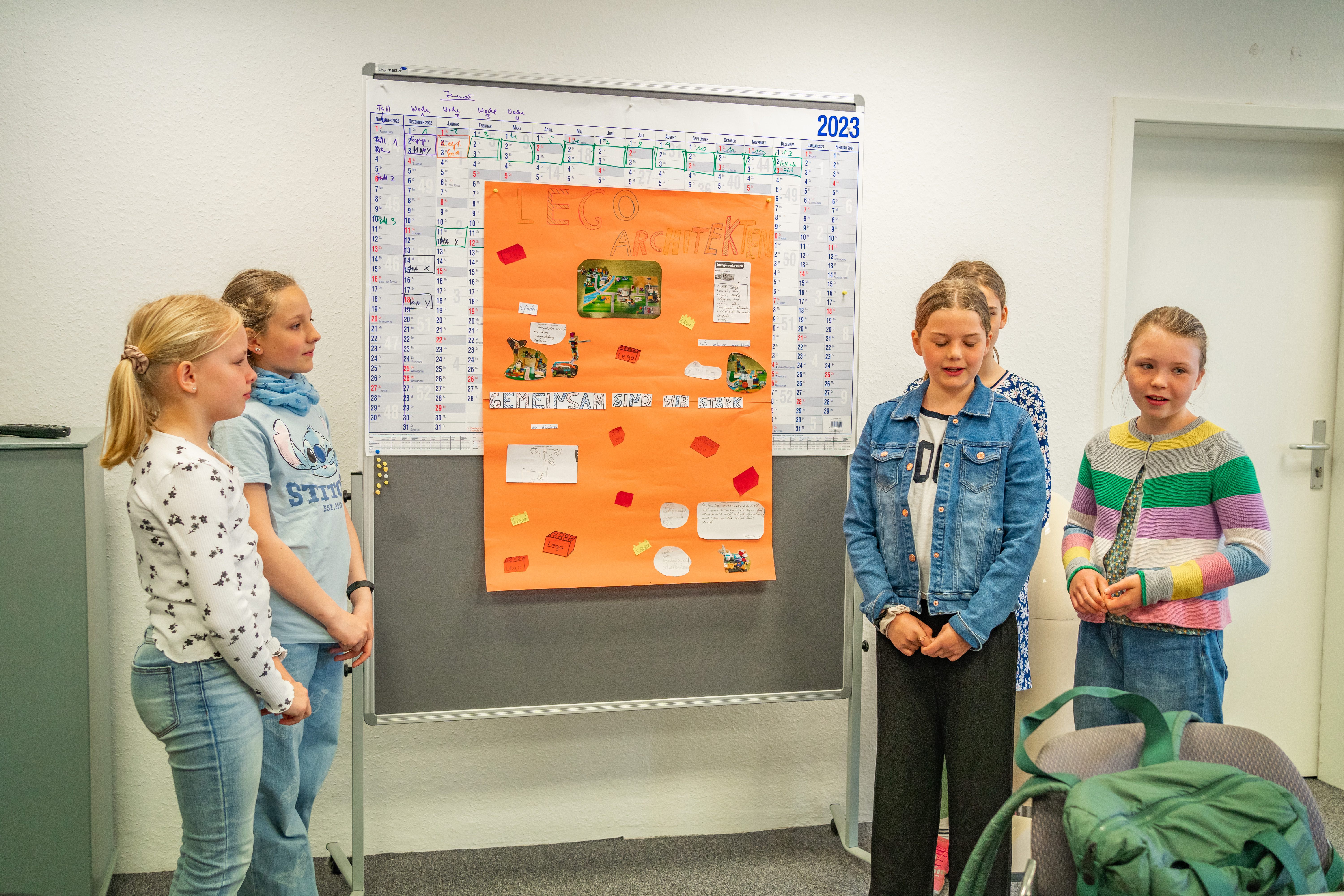 Präsentation vor der Jury- Team Buschdorf